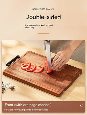The Ultimate Kitchen Companion: Ebony Cutting Board Solid Wood