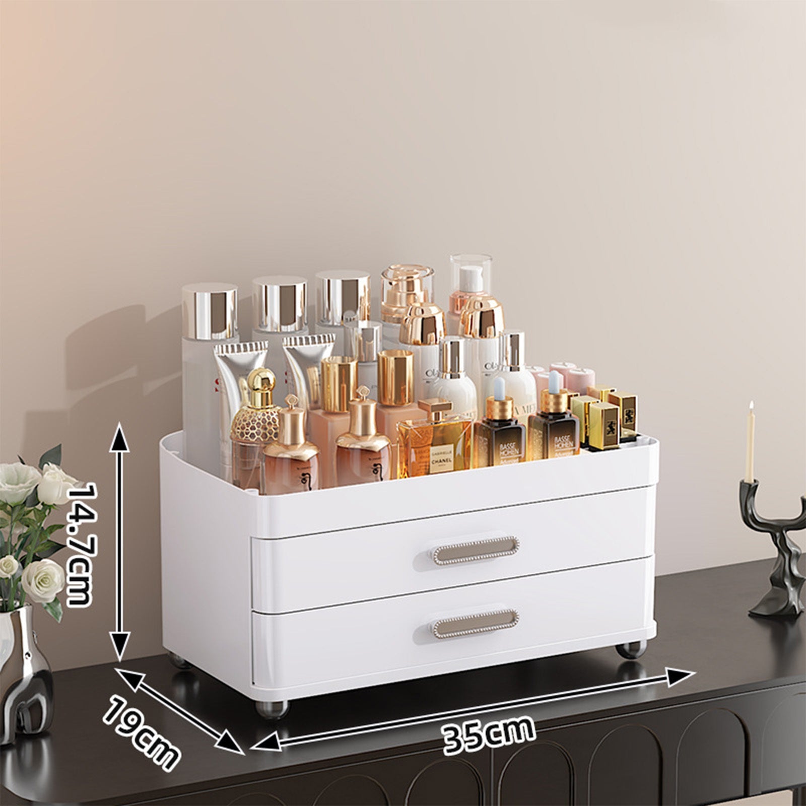 Transform Your Space with the Drawers Makeup Organizer - Tier Bathroom