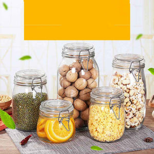 Elevate Your Kitchen Storage with the Snap Glass Sealed Jar