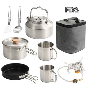 Elevate Your Outdoor Cooking with the Portable Folding Pan Set