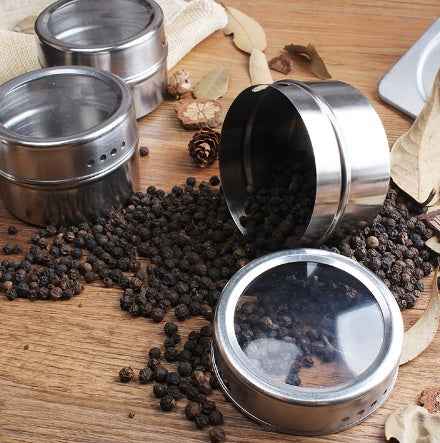 Transform Your Kitchen with the Visible Stainless Steel Spice Jar