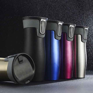 Stay Hydrated On-the-Go with Our Vacuum Insulated Stainless Steel Travel Mugs!