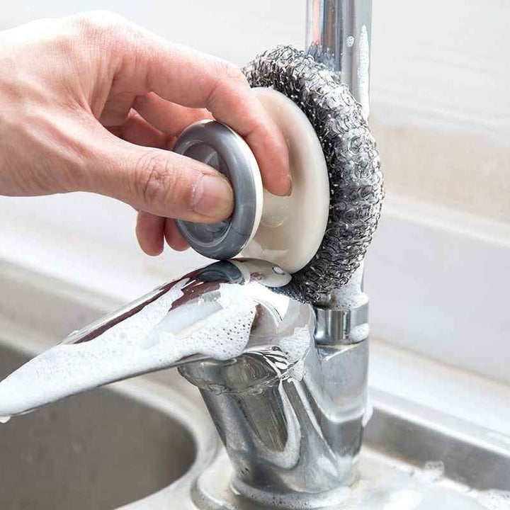 Transform Your Cleaning Routine with Our Stainless Steel Wool Scrubber
