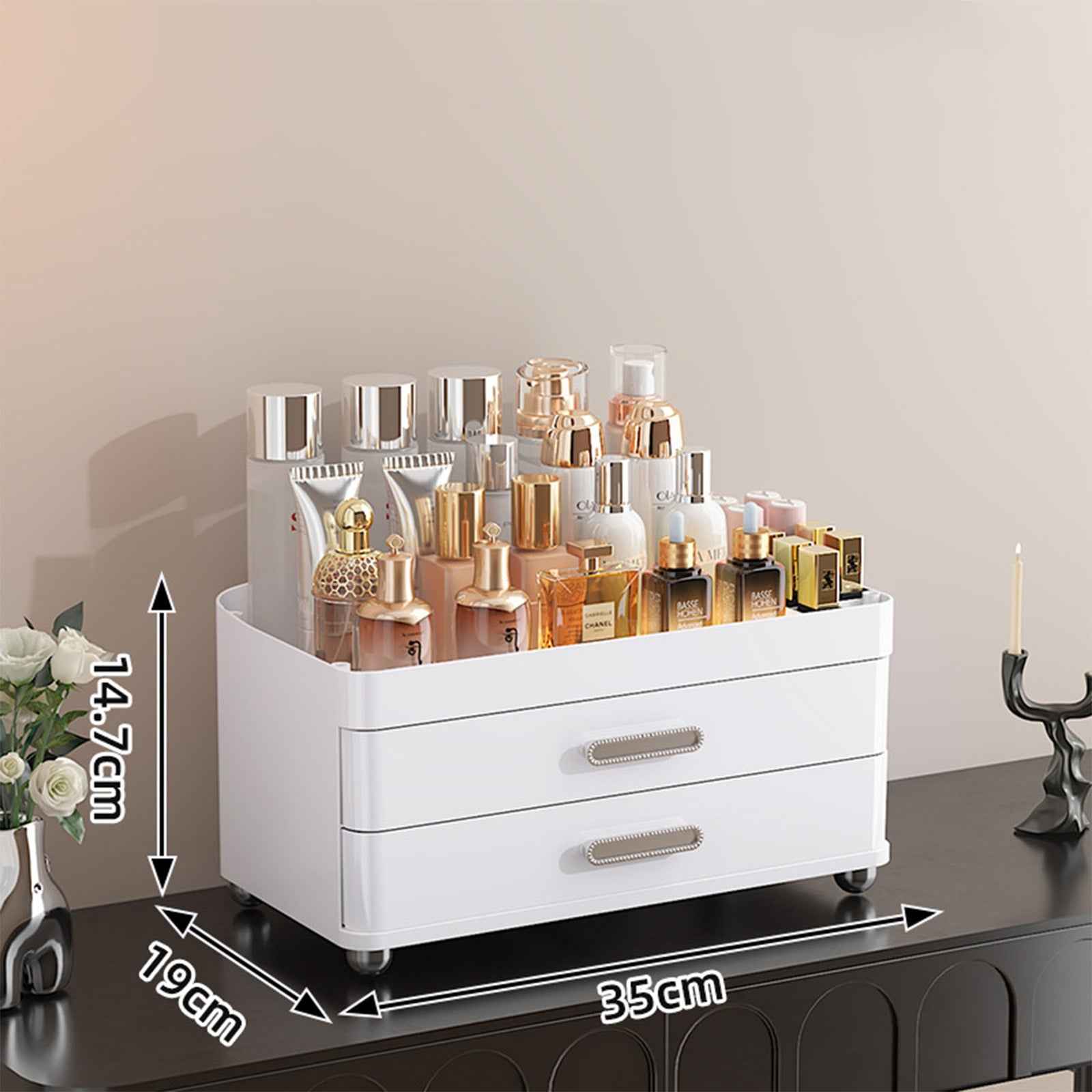 Transform Your Space with the Drawers Makeup Organizer - Tier Bathroom