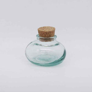 Handmade Glass Sealed Jar Cork Storage Jar