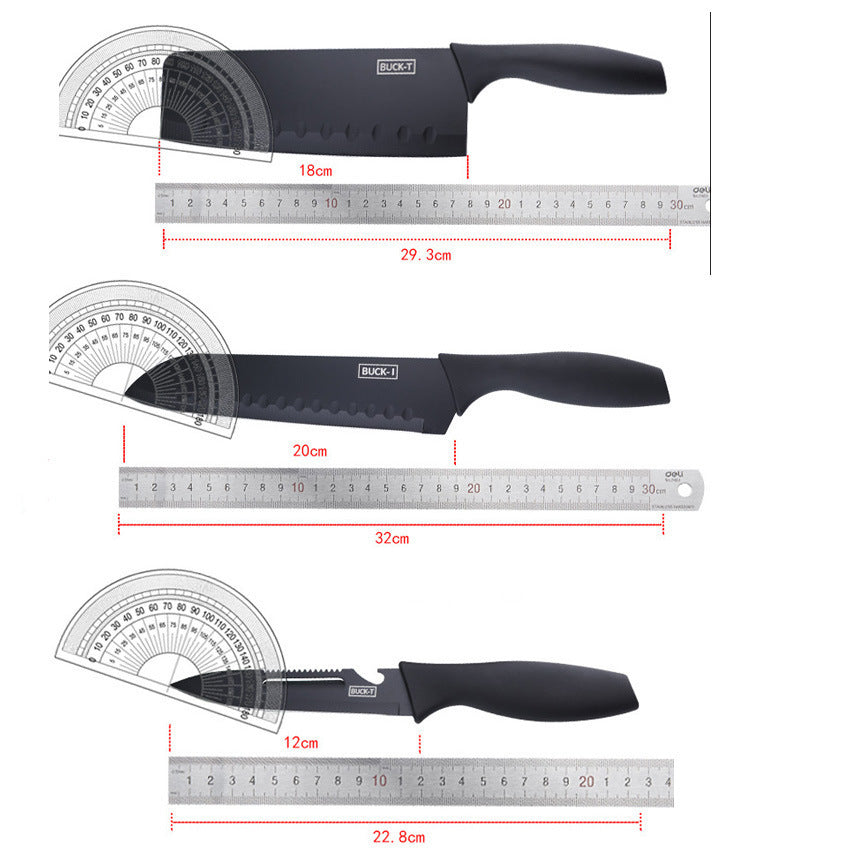 Household Kitchen Five-piece Knife Set Slice