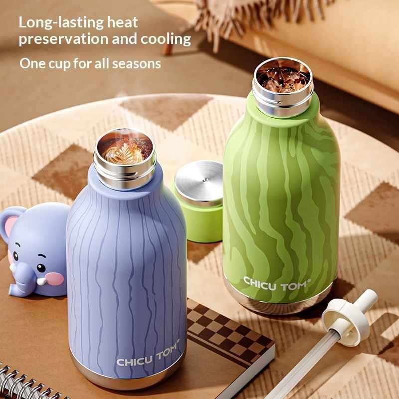 Cute characters insulated water bottle for kids