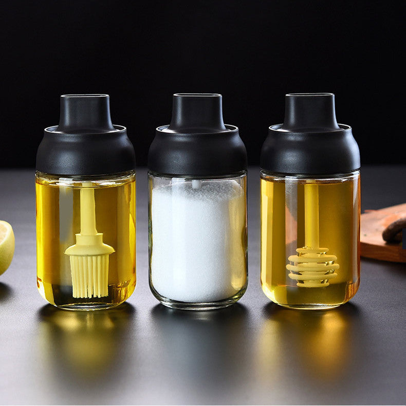 Kitchen Spice Glass Seasoning Jar with
