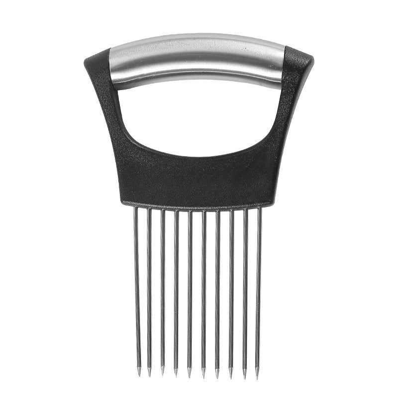 Multi-function Vegetable Cutter Stainless Steel Onion Steak Flosser Slice Holder