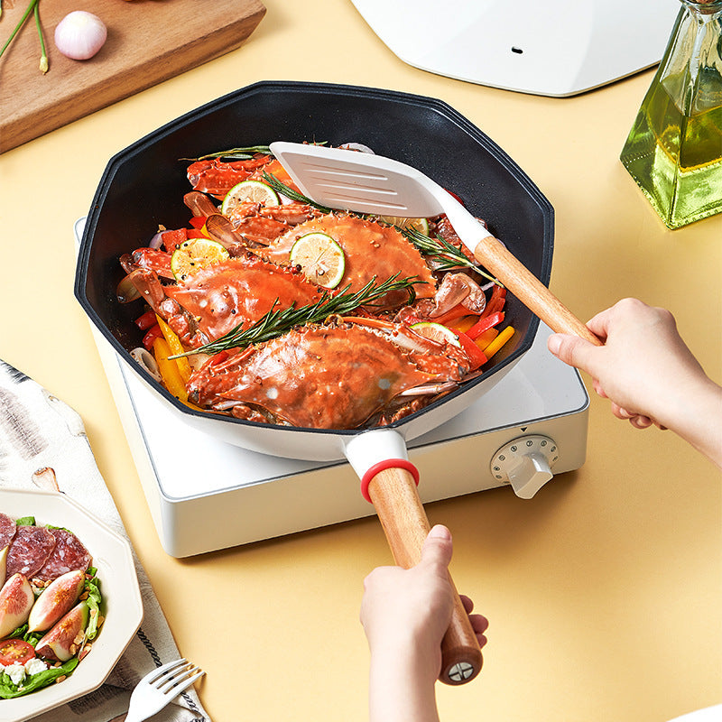 Wok Cooking Pot Household Maifan Stone