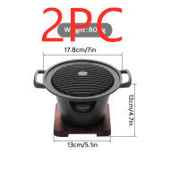 Mini BBQ Grill Alcohol Stove Home