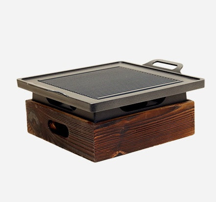 Wooden Seat Korean Style Grill
