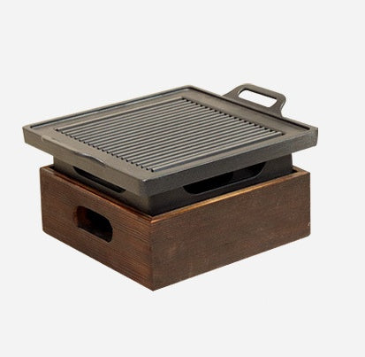 Wooden Seat Korean Style Grill
