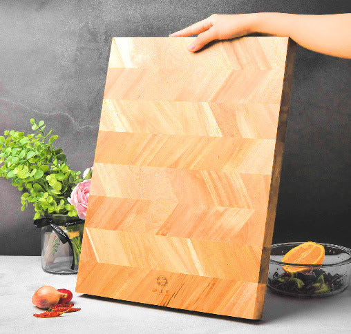 Two Color Parquet Wood Cutting Board