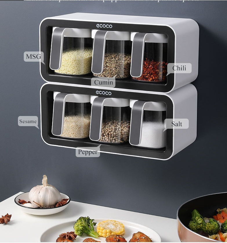 Kitchen Spice Rack Jar Free Perforated Spice