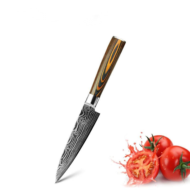 Laser Grain Stainless Steel Kitchen Knife