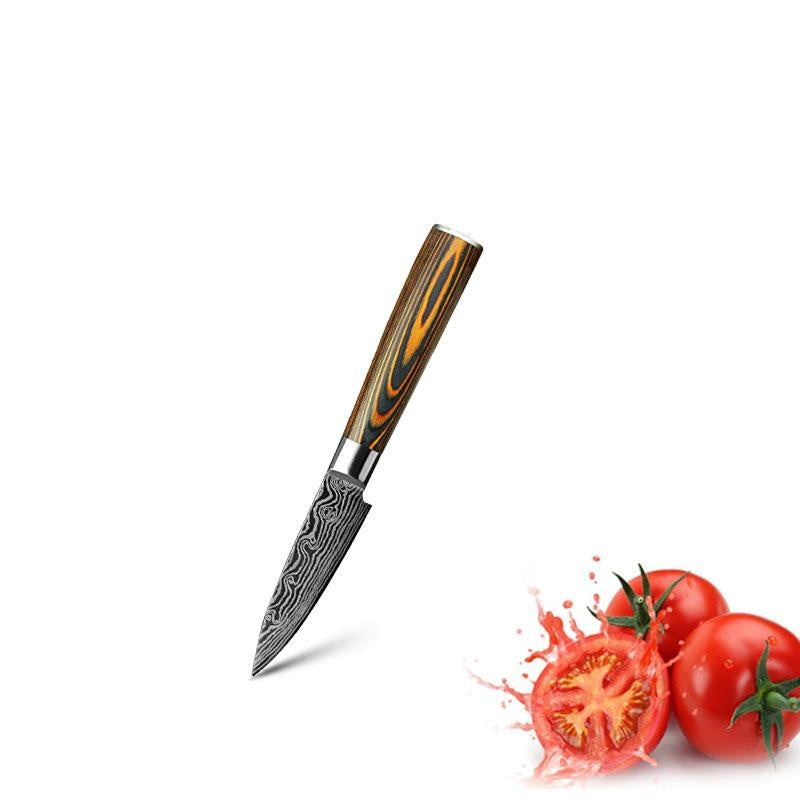 Laser Grain Stainless Steel Kitchen Knife