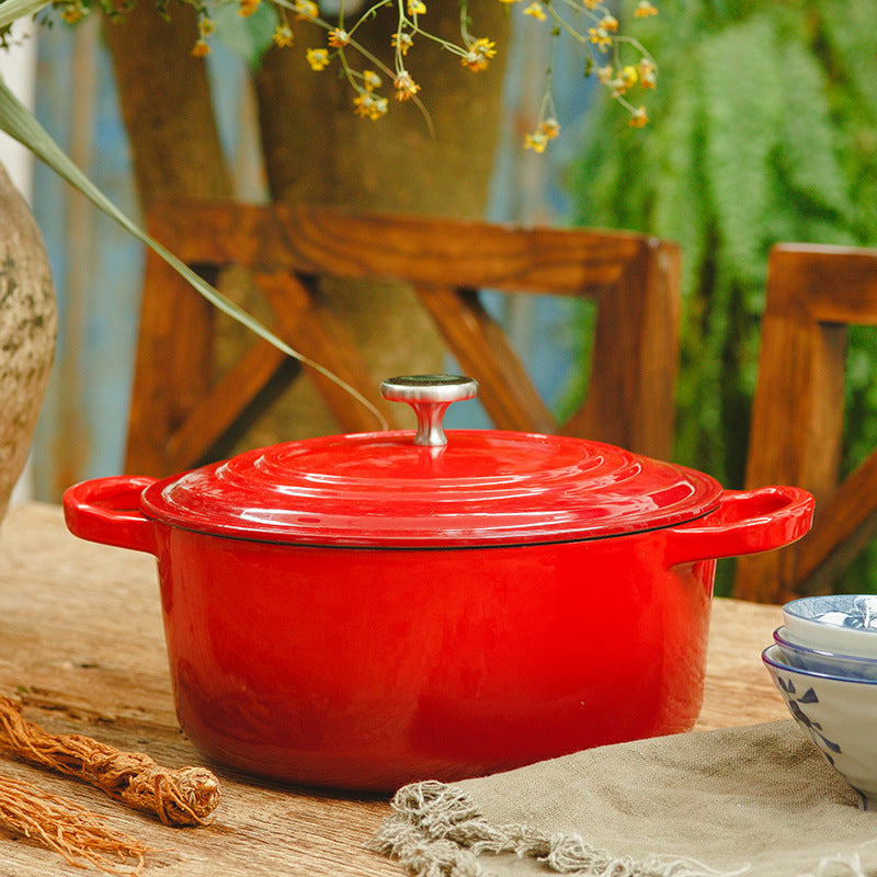 Iron Workshop Enamel Soup Pot