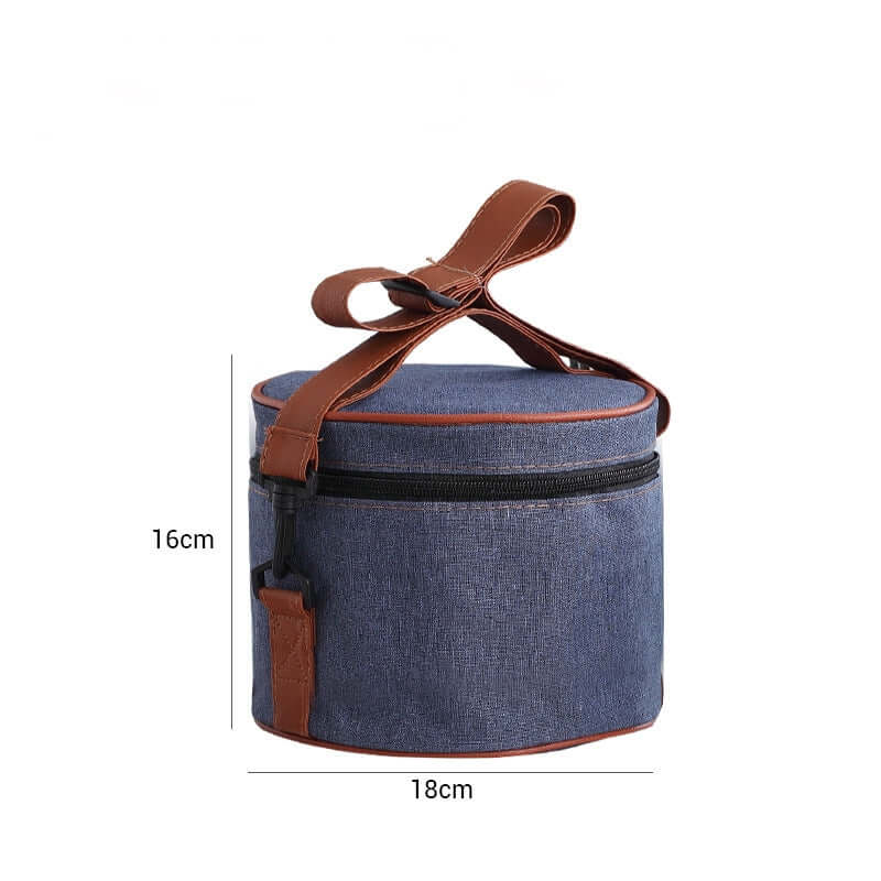 Portable Stainless Steel Lunch Box with separate layers for food organization