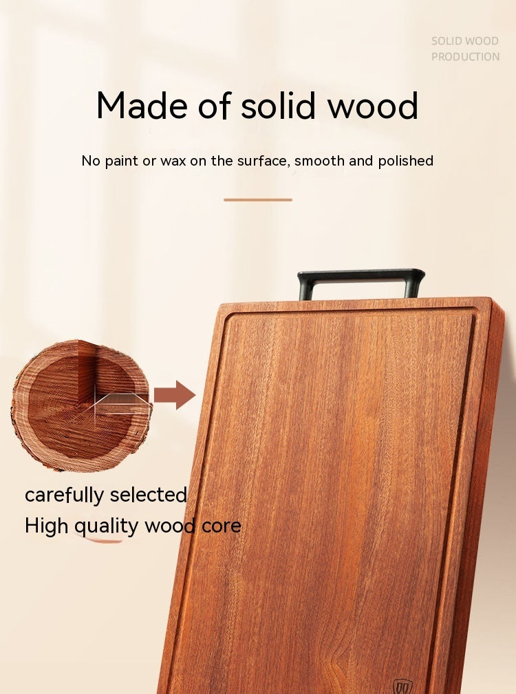 Ebony Cutting Board Solid Wood