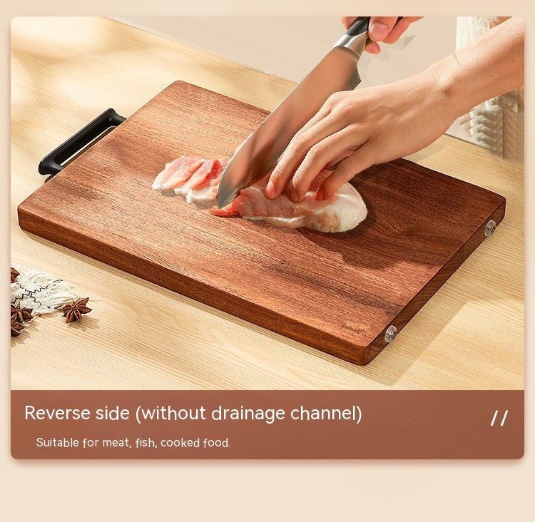 Ebony Cutting Board Solid Wood