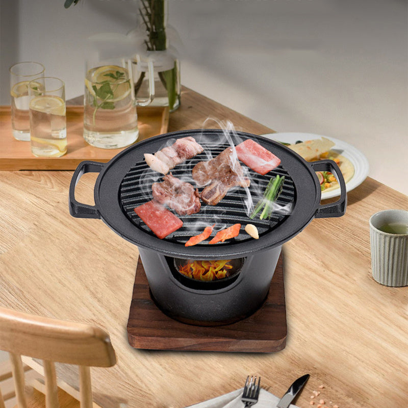 Mini BBQ Grill Alcohol Stove Home
