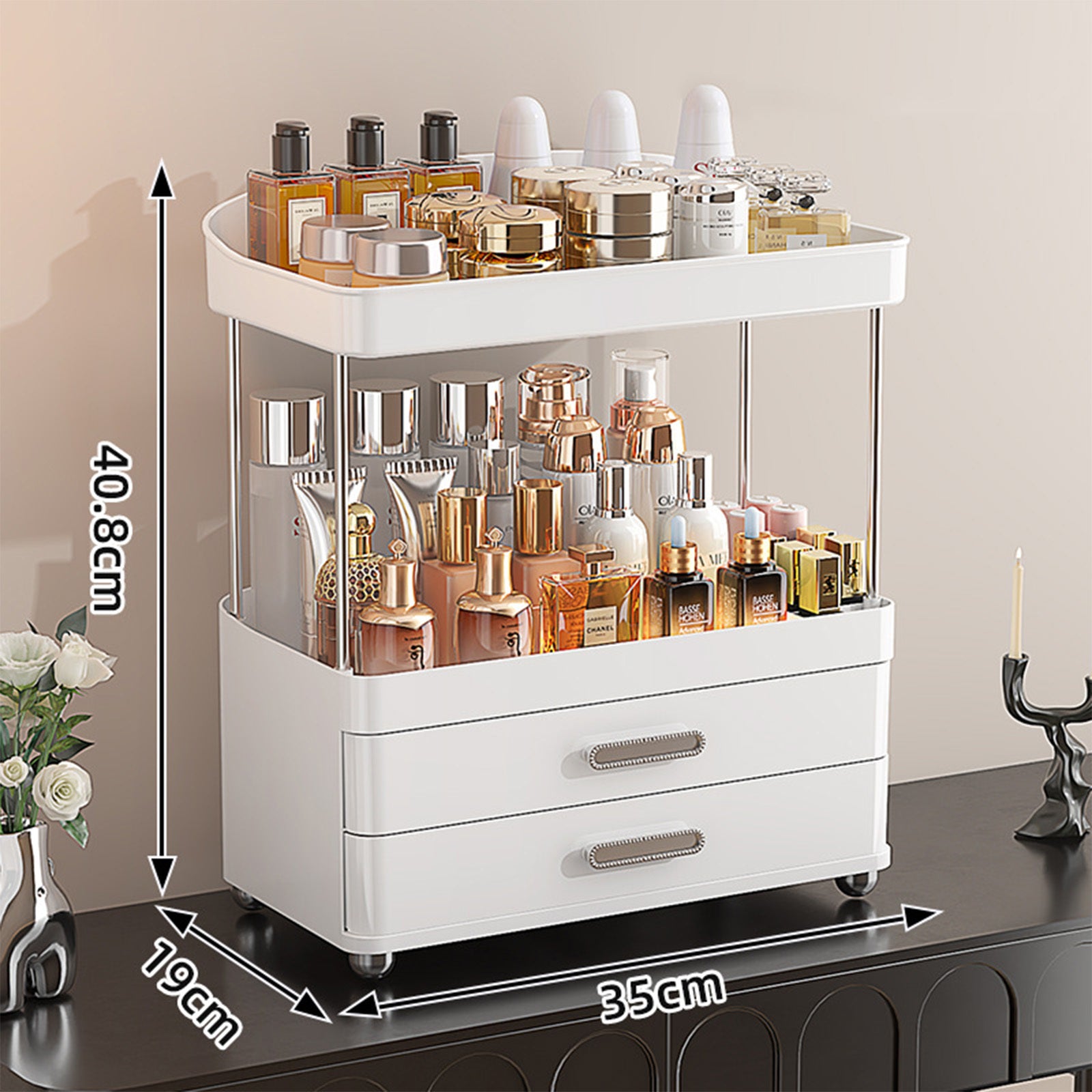 Drawers Makeup Organizer - Tier Bathroom