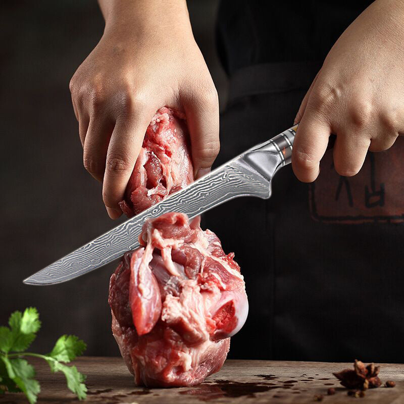 Kitchen Knives With Resin Coloured