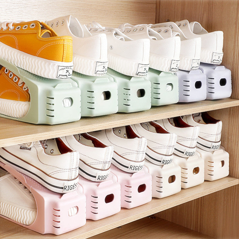 Double Shoes Shelf Cabinets Shoe Rack