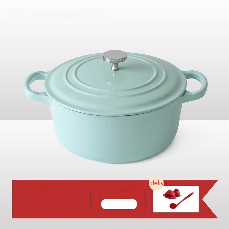 Iron Workshop Enamel Soup Pot