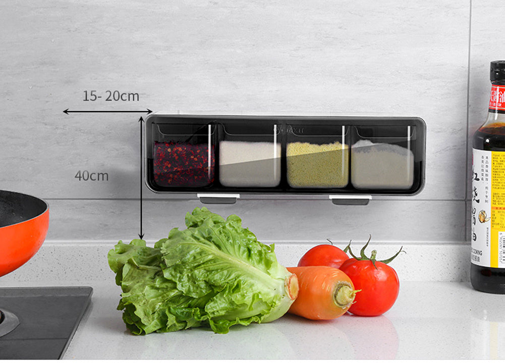 Wall-mounted Spice Box Set Home Combined