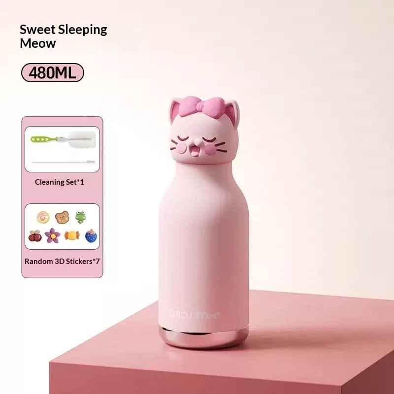 Dinosaur character kids water bottle