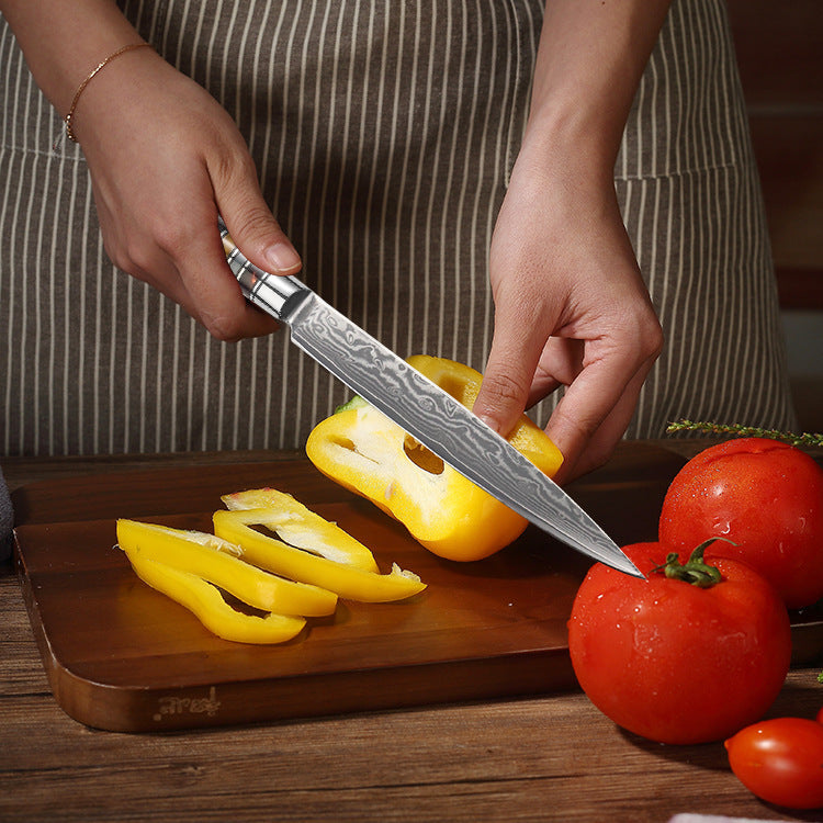 Kitchen Knives With Resin Coloured