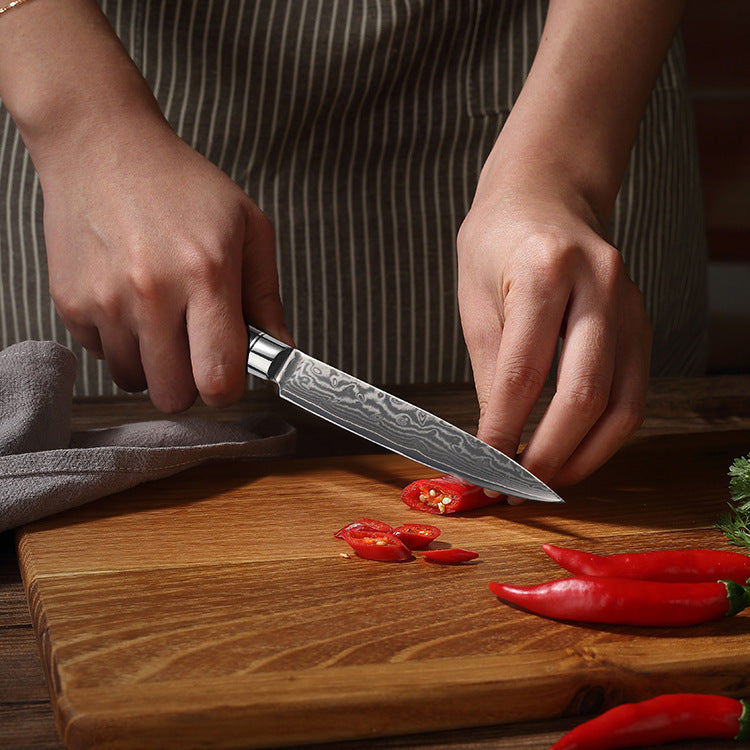 Kitchen Knives With Resin Coloured