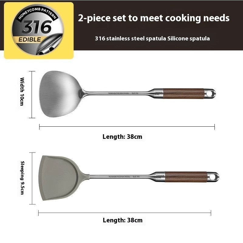 316 Stainless Steel Household Large Cooking Spoon