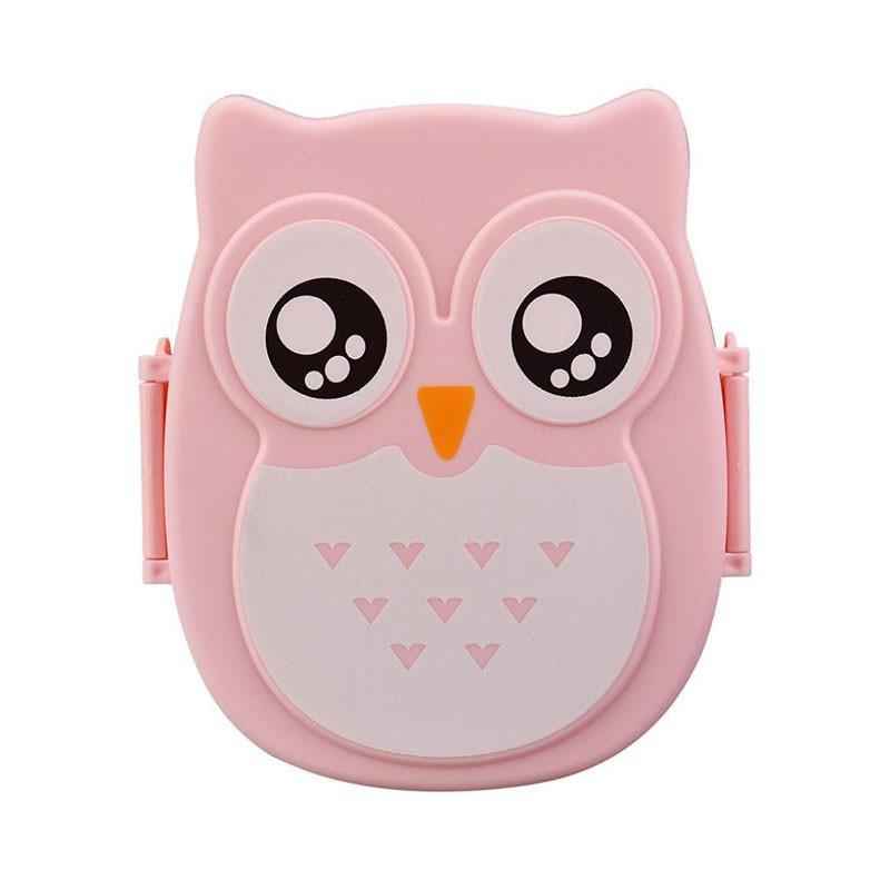 owl lunch box Microwave-safe 