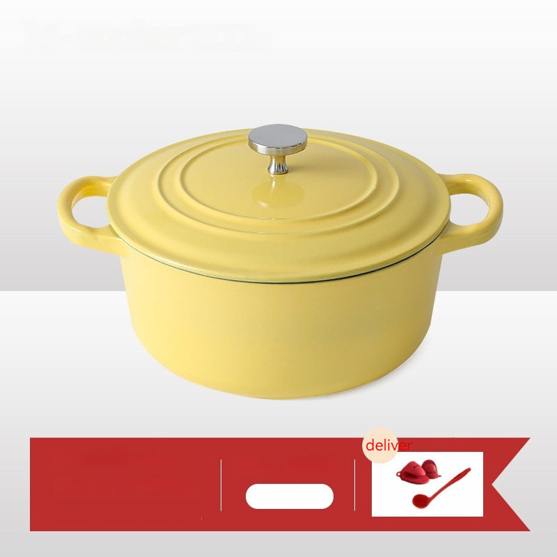 Iron Workshop Enamel Soup Pot