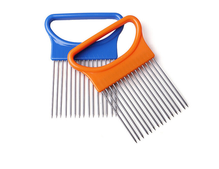 Stainless Steel Onion Needle Fruit And Vegetable Slice Holder