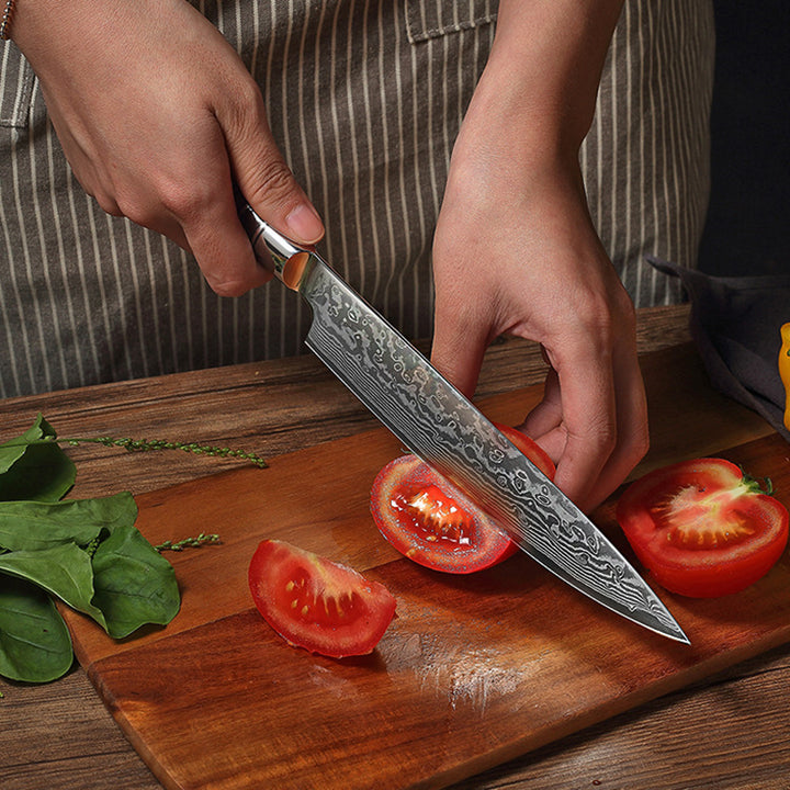 Kitchen Knives With Resin Coloured