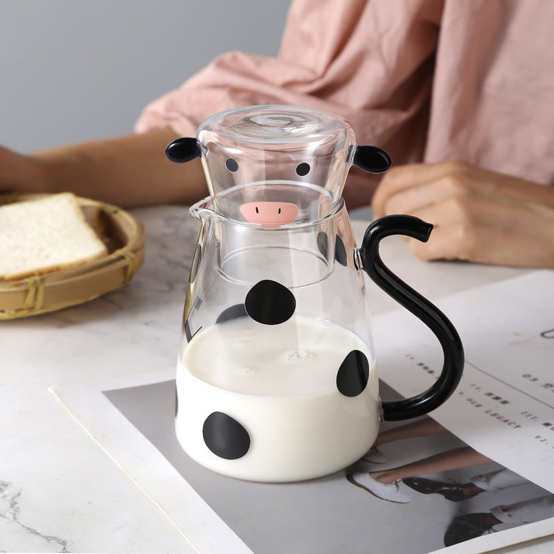 Creative Cold Water Jug Household Glass High Appearance And Lovely
