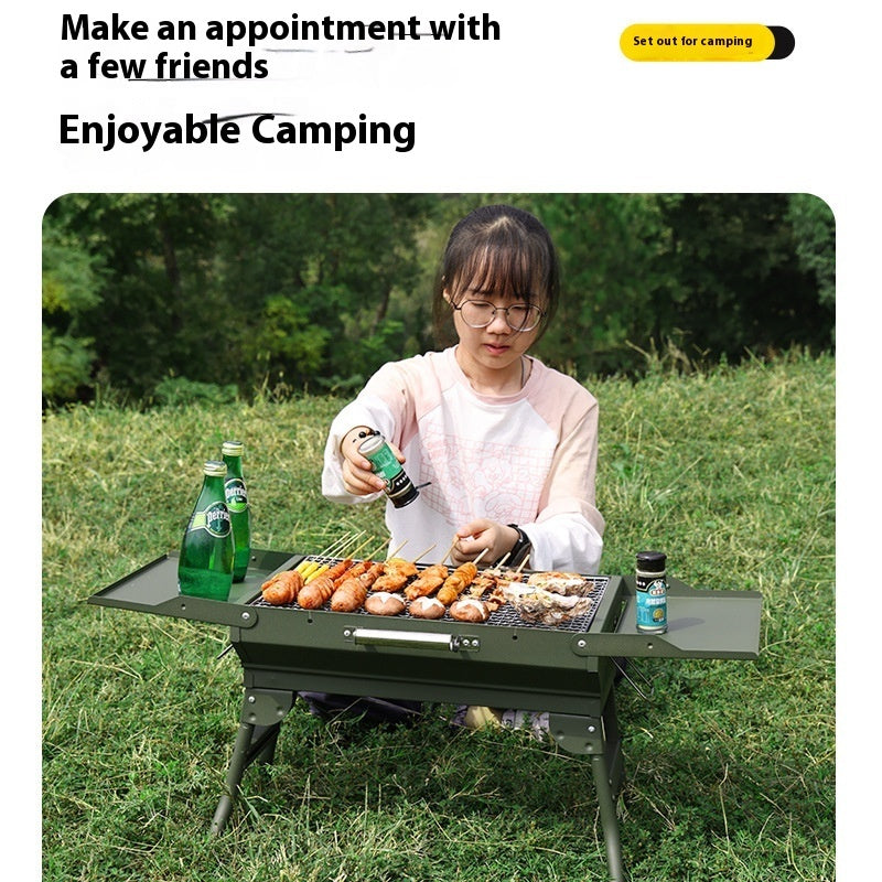 Installation-free Portable Barbecue Grill