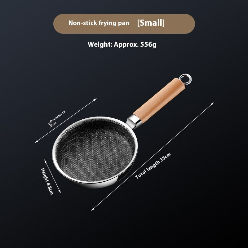 316 Steel Uncoated Frying Pan