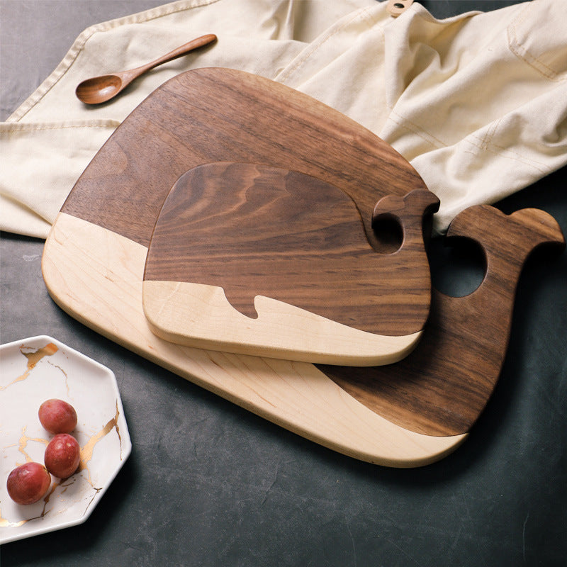 Walnut Whale Cutting Board