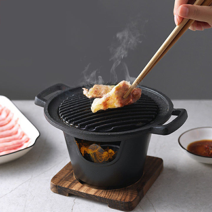 Mini BBQ Grill Alcohol Stove Home