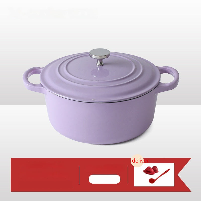Iron Workshop Enamel Soup Pot