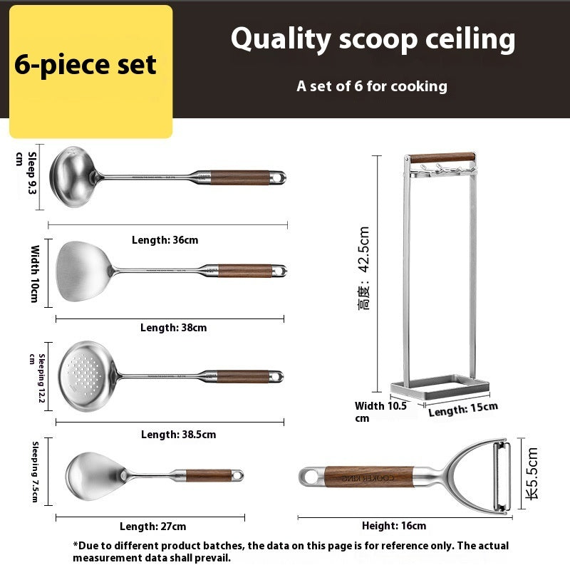 316 Stainless Steel Household Large Cooking Spoon
