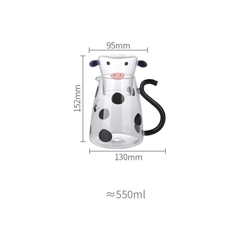 Creative Cold Water Jug Household Glass High Appearance And Lovely