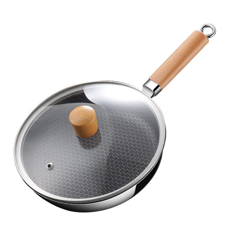 316 Steel Uncoated Frying Pan