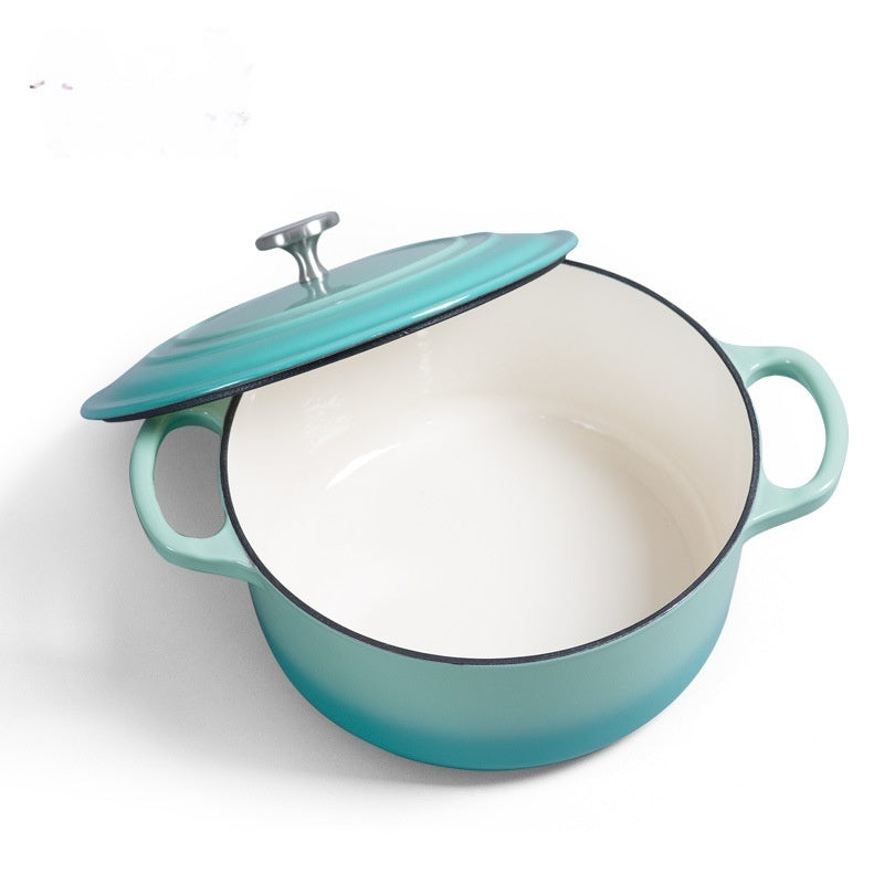 Iron Workshop Enamel Soup Pot