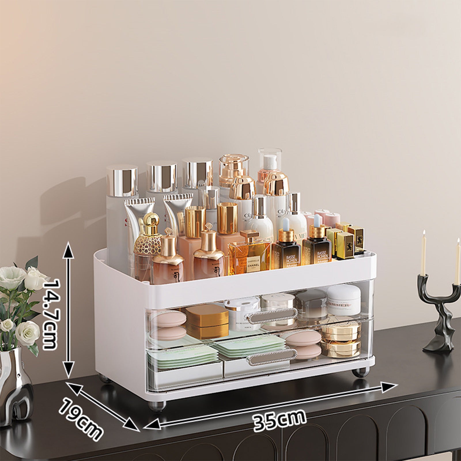 Drawers Makeup Organizer - Tier Bathroom
